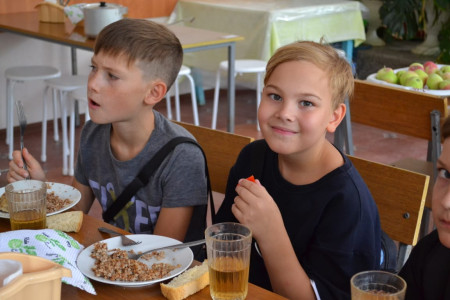 У нас вкусно кормят!